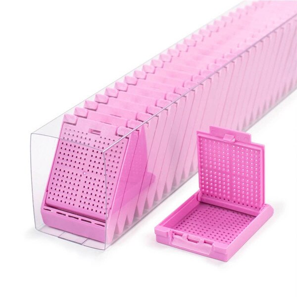 Hinged Biopsy Cassette, lilac